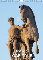 Couverture du livre « Paris capitale calendrier mural 2018 din a4 vertical - quelques images des monuments » de Lack P aux éditions Calvendo