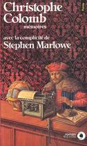 Couverture du livre « Christophe Colomb. Memoires » de Stephen Marlowe aux éditions Points