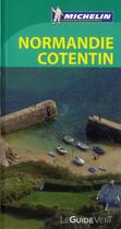 Couverture du livre « Le guide vert ; Normandie, Cotentin » de Collectif Michelin aux éditions Michelin