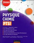 Couverture du livre « Physique-chimie ; PTSI » de Jean-Michel Bauduin aux éditions Dunod