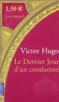 Couverture du livre « Le dernier jour d'un condamné » de Victor Hugo aux éditions Pocket