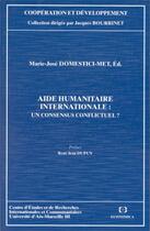 Couverture du livre « AIDE HUMANITAIRE INTERNATIONALE (L') » de Domestici-Met/Marie- aux éditions Economica