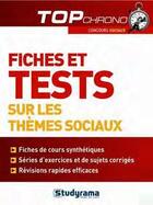 Couverture du livre « Fiches et tests sur les thèmes sociaux » de Agnes Busko aux éditions Studyrama