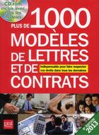 Couverture du livre « Plus de 1000 modèles de lettres et de contrats » de Gendrey P aux éditions Prat