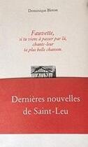 Couverture du livre « Fauvette, si tu viens à passer par là, chante leur ta plus belle chanson » de Dominique Bleton aux éditions Plein Chant