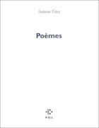 Couverture du livre « Poèmes » de Antoine Vitez aux éditions P.o.l