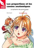 Couverture du livre « Les proportions et les canons anatomiques » de Hikaru Hayashi aux éditions Euromanga