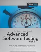 Couverture du livre « Advanced software testing t.3 » de Rex Black et Jamie Mitchell aux éditions Rocky Nook
