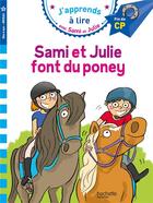 Couverture du livre « Sami et julie cp niveau 3 sami et julie font du poney » de Bonte/Fallot aux éditions Hachette Education