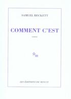 Couverture du livre « Comment c'est » de Samuel Beckett aux éditions Minuit