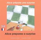 Couverture du livre « Alice prépare une surprise ; Alice prepares a surprise » de Katherine Arede aux éditions Zoom