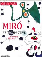 Couverture du livre « L'objet d'art hs n 130 miro - octobre 2018 » de  aux éditions L'objet D'art