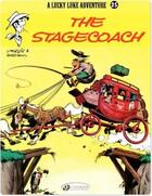 Couverture du livre « Lucky Luke t.25 ; the stagecoach » de Rene Goscinny et Morris aux éditions Cinebook