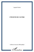 Couverture du livre « Écoute de l'autre » de Augusto Ponzio aux éditions L'harmattan