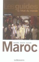 Couverture du livre « Maroc » de Ignace Dalle aux éditions La Decouverte