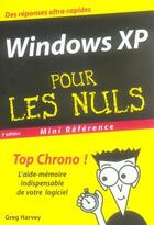 Couverture du livre « Windows xp (3e édition) » de Greg Harvey aux éditions First Interactive