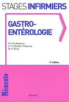 Couverture du livre « Gastroentérologie (2e édition) » de  aux éditions Maloine