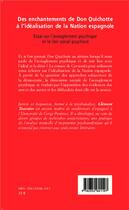 Couverture du livre « Des enchantements de don Quichotte à l'idéalisation de la nation espagnole ; essai sur l'aveuglementpsychique et le lien social psychosé » de Clement Tournier aux éditions L'harmattan