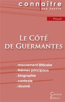 Couverture du livre « Le côté de Guermantes, de Marcel Proust » de  aux éditions Editions Du Cenacle