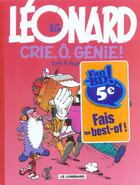 Couverture du livre « Léonard T.15 ; crie, ô, génie ! » de Bob De Groot et Turk aux éditions Lombard