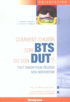 Couverture du livre « Comment choisir son bts ou son dut » de Darmon K. aux éditions Studyrama