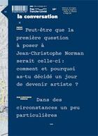 Couverture du livre « Sophie Lapalu et Jean-Christophe Norman ; de l'action à la conversation » de  aux éditions Frac Franche-comte