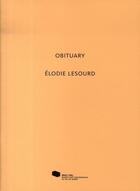 Couverture du livre « Elodie lesourd. obituary » de  aux éditions Mac Val