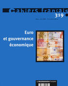 Couverture du livre « Euro et gouvernance economique » de  aux éditions Documentation Francaise