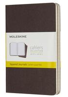 Couverture du livre « Cahier quadrillé poche cafe ; set de 3 » de  aux éditions Moleskine