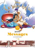 Couverture du livre « Art-thérapie ; grand bloc : messages ; 60 coloriages » de Disney et Charlotte Mendes aux éditions Hachette Pratique