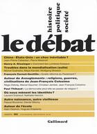 Couverture du livre « REVUE LE DEBAT » de Revue Le Debat aux éditions Gallimard