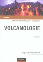 Couverture du livre « Volcanologie (3e edition) » de Jacques-Marie Bardintzeff aux éditions Dunod