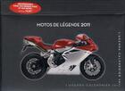 Couverture du livre « Agenda-calendrier motos de légende 2011 » de  aux éditions Hugo Image