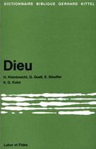 Couverture du livre « Dieu » de Kleinknecht Hermann aux éditions Labor Et Fides