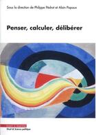 Couverture du livre « Penser, calculer, délibérer » de Philippe Pedrot aux éditions Mare & Martin