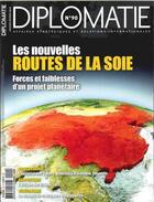 Couverture du livre « Diplomatie n 90 les nouvelles routes de la soie janvier/fevrier 2018 » de  aux éditions Diplomatie