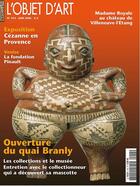 Couverture du livre « L'objet d'art n 414 - quai branly - juin 2006 » de  aux éditions L'objet D'art