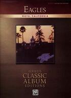 Couverture du livre « Eagles hotel california guitar tab » de Eagles aux éditions Alfred