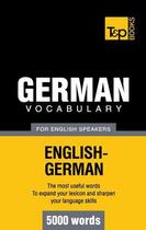 Couverture du livre « German vocabulary for english speakers : 5000 words » de Andrey Taranov aux éditions Books On Demand