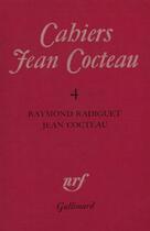 Couverture du livre « Cahiers Jean Cocteau t.4 » de  aux éditions Gallimard