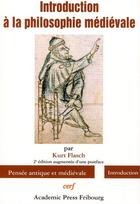 Couverture du livre « Introduction à la philosophie médiévale (2e édition) » de Kurt Flasch aux éditions Cerf