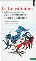 Couverture du livre « La Constitution » de Guy Carcassonne et Marc Guillaume aux éditions Points