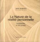 Couverture du livre « La nature de la réalité personnelle ; l'essentiel en 365 pensées » de Jane Roberts aux éditions Mamaeditions