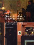 Couverture du livre « Quand la peinture se joue des portes » de Edouard Dor aux éditions Michel De Maule