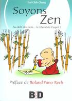 Couverture du livre « Soyons zen » de Tsai Chih Chung aux éditions Jouvence