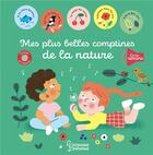 Couverture du livre « Mes plus belles comptines de la nature » de Melisande Luthringer aux éditions Larousse