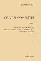 Couverture du livre « Oeuvres complètes » de Emile Verhaeren aux éditions Slatkine Reprints