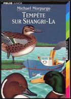 Couverture du livre « Tempête sur Shangri-La » de Michael Morpurgo et David Giraudon aux éditions Gallimard-jeunesse