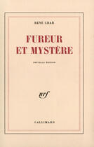 Couverture du livre « Fureur et mystère » de René Char aux éditions Gallimard