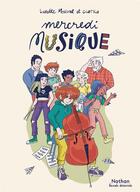Couverture du livre « Mercredi musique Tome 1 » de Lisette Morival et Clotka aux éditions Nathan